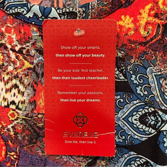 Evereve Braeve Fire Feather Print Tank Small NWT - Picture 5 of 6